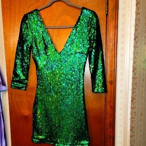 Mermaid Sequins Fashion Nova Dress
